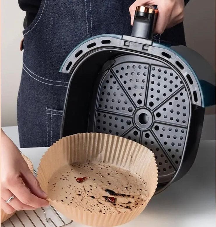 50 Pcs Air Fryer Plates, Kitchen Baking Greaseproof Paper, Oil Absorbing Paper for Household, Barbecue Plate Food Oven Kitchen Pan Pad, Non-Stick Unbleached Air Fryer Parchment Paper Liner, Disposable Parchment Paper Set 50 Pcs Air Fryer Plates, Kitchen Baking Greaseproof Paper, Oil Absorbing Paper for Household, Barbecue Plate Food Oven Kitchen Pan Pad, Non-Stick Unbleached Air Fryer Parchment Paper Liner, Disposable Parchment Paper Set